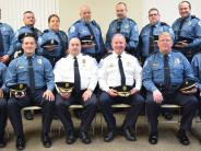 Police crew sitting together