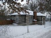 House covered in snow