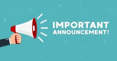 Important Announcement